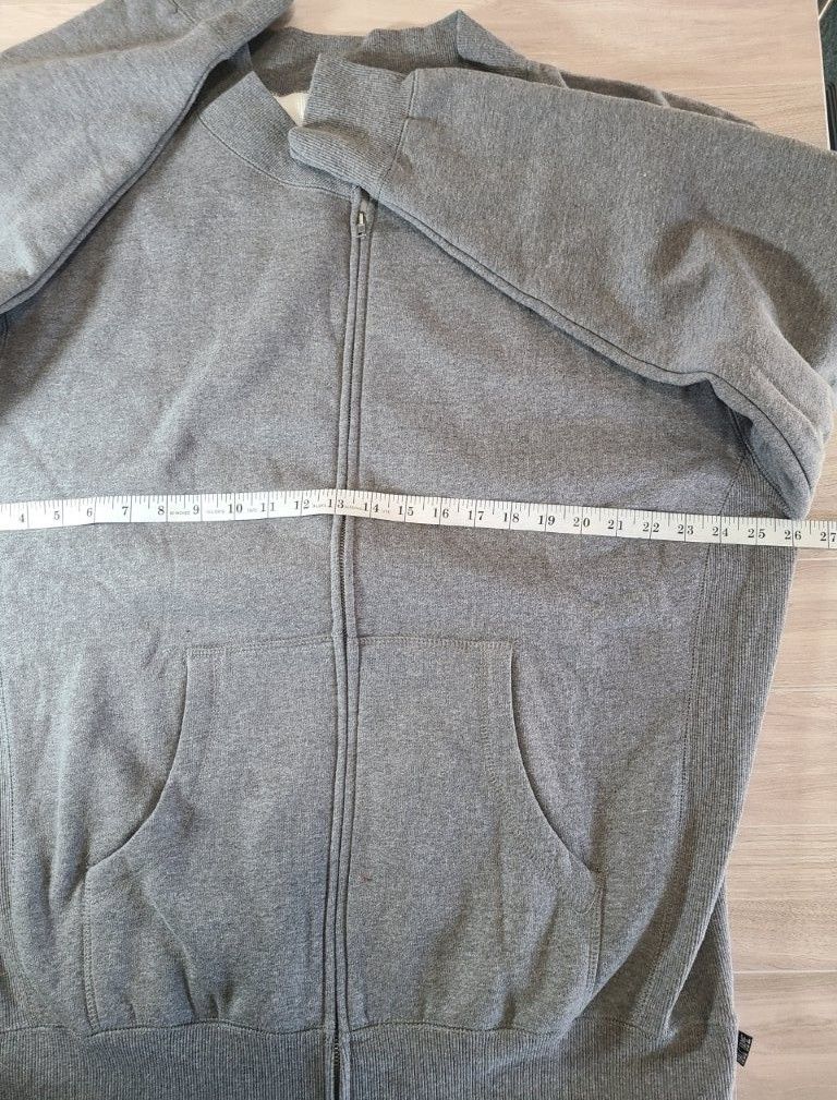 Hall Of Fame Mens Xl Gray Thermal Lined Fleece Full Zip Jacket Streetwear Nwot — image 6 of 8